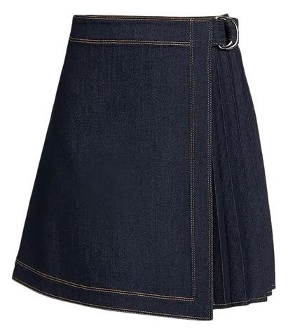 Cinq à Sept Tammi Pleated Denim Miniskirt