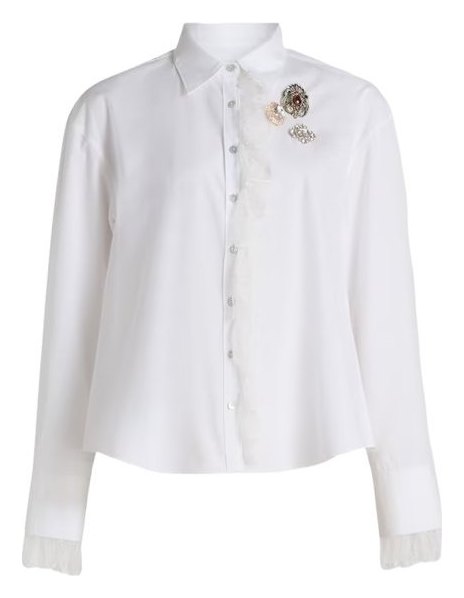 Cinq à Sept Rococo Brooch Solana Top